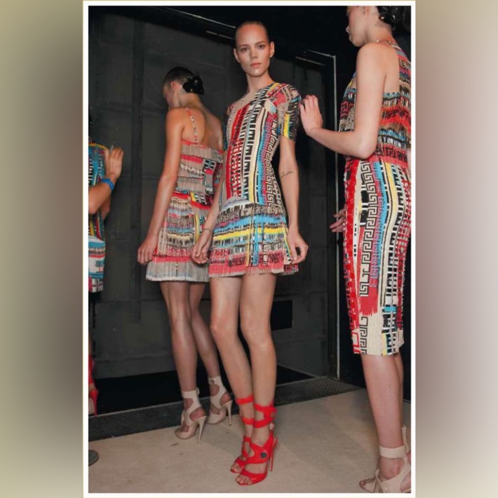 Versace Runway Fringe Dress - Picture 6 of 16